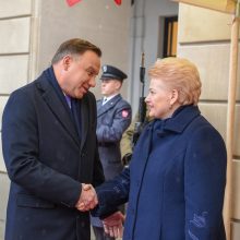 Lietuvos ir Lenkijos prezidentai žada aktyviau bendradarbiauti gynybos srityje