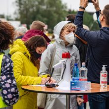 Slengiuose gyventojų eitynės – it laidotuvių procesija