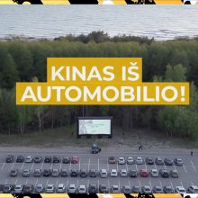 „Drive-in“ kine Klaipėdoje – emocijos išsinešimui