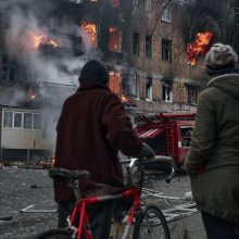 V. Zelenskis: per rusų apšaudymą Donecko regione žuvo mažiausiai šeši žmonės
