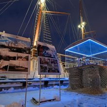 Prie „Meridiano“ įkurdinta jūrinė prakartėlė pasakoja „Nebaigtą istoriją“