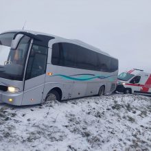 Dėl eismo sąlygų – perspėjimai