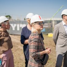 Verslo miestelio „Urban HUB“ statybų pradžią paskelbė įkurdinta bičių bendruomenė