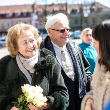 Deimantines vestuves pažymėję kauniečiai: tai šventė ne tik mums, bet ir anūkams