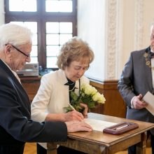 Deimantines vestuves pažymėję kauniečiai: tai šventė ne tik mums, bet ir anūkams