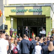 VDU „Rasos“ gimnazijai – 40 metų