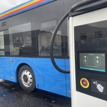 „Klaipėdos paslaugos“: elektrinius autobusus dar reikia prisijaukinti