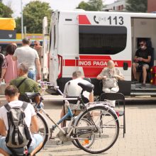 Skiepų autobusiukui uostamiestyje darbo netrūko