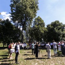 Prie Rusijos ambasados paminėtos 10-osios karo Gruzijoje metinės
