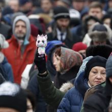 Rusijoje kilo protestai dėl žmogaus teisių aktyvistės sulaikymo