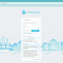 Bendrovės „Klaipėdos vanduo“ klientai prašymus gali pateikti neiškėlę kojos iš namų