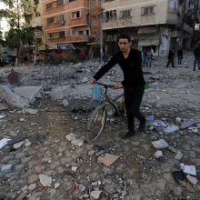 Gazos Ruože vėl prasidėjo kruvini neramumai: žuvo mažiausiai 12 žmonių