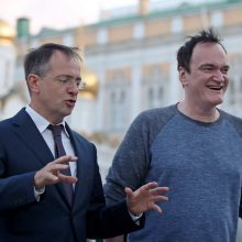 Rusijos kultūros ministras aprodė Kremlių režisieriui Q. Tarantino