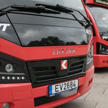 Vilniuje važinės penki elektra varomi autobusai