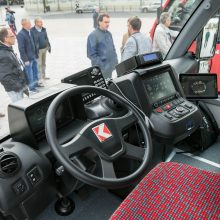 Vilniuje važinės penki elektra varomi autobusai