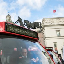 Vilniuje važinės penki elektra varomi autobusai