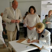 Š. Vaitkus: Lietuvos ir Lenkijos prezidentų žmonas sužavėjo Palangos Kunigiškių vaikų stovykla