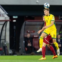 Lietuvos futbolo rinktinė Budapešte patyrė pralaimėjimą