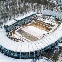 Atgyjančiame S. Dariaus ir S. Girėno stadione – plika akimi matomi pokyčiai