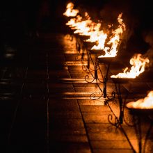 Atmintis gyva: vėl liepsnojo Sausio 13-osios laužai