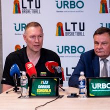 Lietuvos krepšinio rinktinės trenerių štabe dirbs D. Songaila