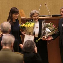 Vienuolei, disidentei N. Sadūnaitei įteikta Laisvės premija