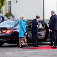 Į Lietuvą atvyko Prancūzijos prezidentas E. Macronas