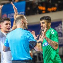 „Kauno Žalgiris“ UEFA Futsal Čempionų lygoje sutriuškino Suomijos čempionus 