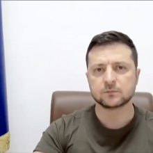 V. Zelenskis sako, kad planuoja susitikti su Kinijos prezidentu