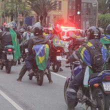 J. Bolsonaro šalininkai užplūdo Brazilijos Kongresą ir susirėmė su policija