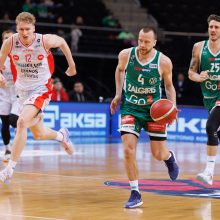 „Žalgiris“ nesunkiai susitvarkė su Utenos krepšininkais