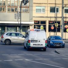 K. Petrausko gatvėje – dviejų „Volvo“ automobilių avarija