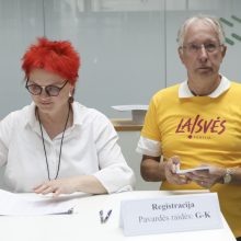 A. Armonaitė – įsteigtos Laisvės partijos pirmininkė