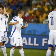 Bosnijai ir Hercegovinai planetos futbolo čempionatas baigsis po grupės varžybų