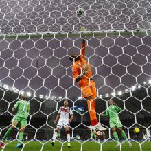 Vokietijos rinktinė tik po pratęsimo įrodė pranašumą prieš Alžyro futbolininkus