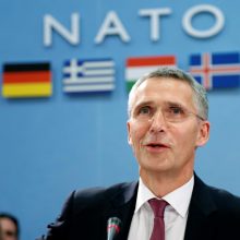 NATO vadovas: Rusijos remiami sąmokslai neatgrasys nuo Ukrainos rėmimo