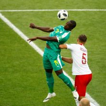 Lenkijos futbolininkai turėjo pripažinti Senegalo pranašumą