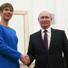 Kersti Kaljulaid ir Vladimiras Putinas