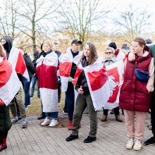 Baltarusijos opozicija Vilniuje minėjo Laisvės dieną 