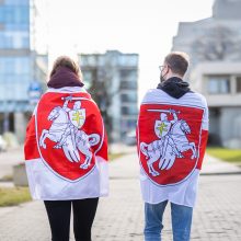 Baltarusijos opozicija Vilniuje minėjo Laisvės dieną 