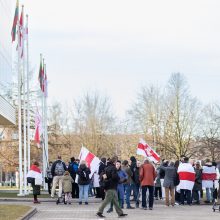 Baltarusijos opozicija Vilniuje minėjo Laisvės dieną 