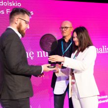 Žurnalistams trečią kartą išdalinti R. Sakadolskio žurnalistikos apdovanojimai