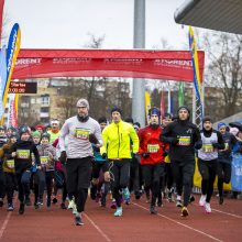 LBT sezonas startavo lietingu ir vėjuotu Naujametiniu bėgimu Kėdainiuose