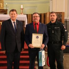 Pagerbti ir apdovanoti Kauno apskrities policijos rėmėjai