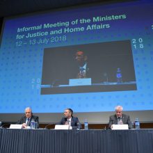 ES vidaus reikalų ministrai Austrijoje ieško bendro migrantų problemos sprendimo