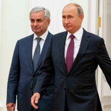 Raulis Chadžimba ir Vladimiras Putinas