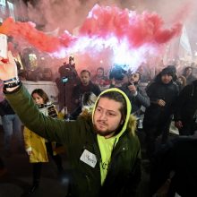 Sakartvelo opozicija surengė naujas eitynes Tbilisio centre