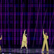 Geltonoji „The Roop“ banga Lietuvą nunešė į aštuntą „Eurovizijos“ vietą