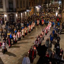 Kaune – įspūdinga kryžiaus kelio procesija