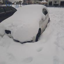 Kaunietis: gal žmonės pramogauja šiltuose kraštuose, kad jų automobiliai paskendę pusnyse?